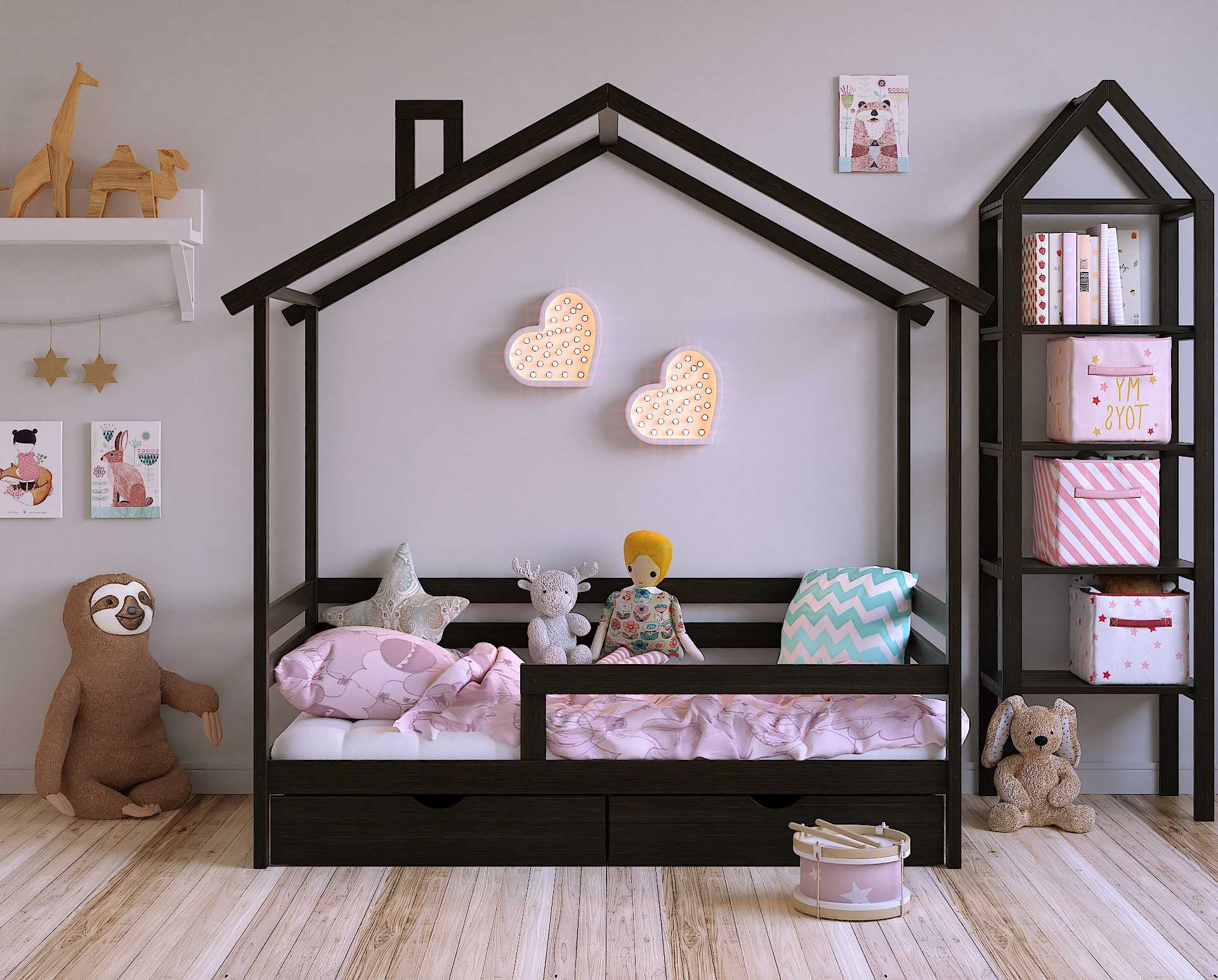Игровой домик кровать для ребенка. детская кровать домик - ребенок всегда о такой мечтает.