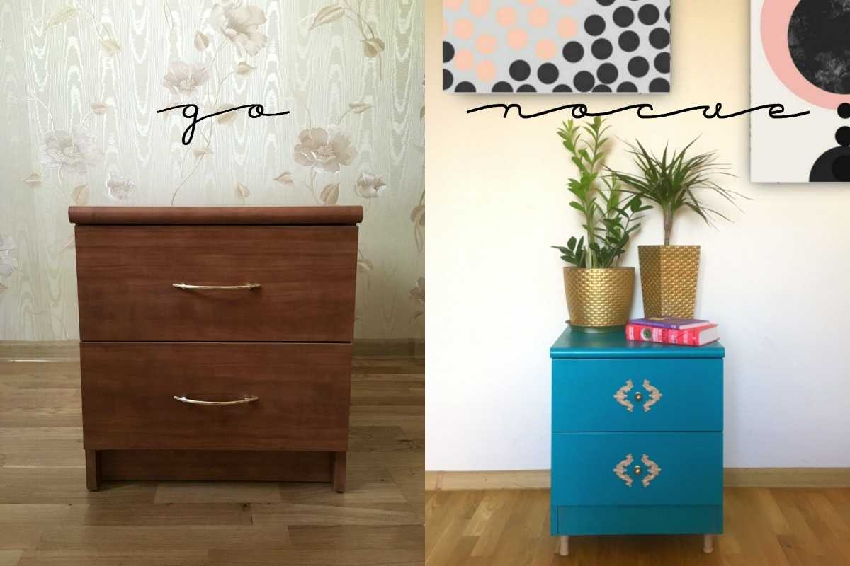 Как перекрасить старую мебель из дсп своими руками