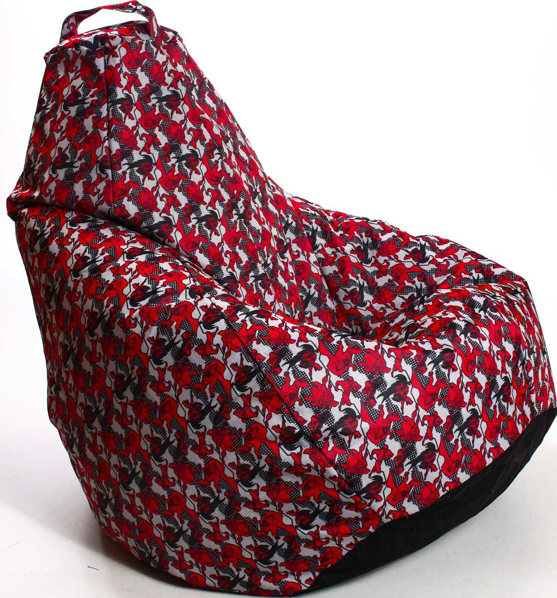 Кресло бескаркасное груша африка, размер стандарт, мебельный хлопок