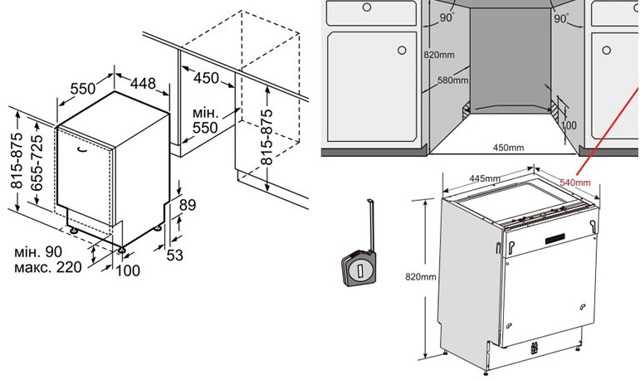 Маленькие посудомоечные машины под раковину (40 см): обзор встраиваемых моделей + фото в интерьере