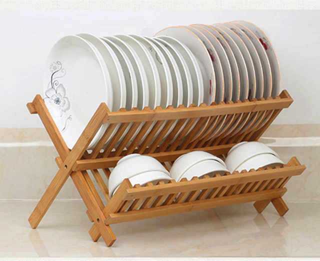 Навесные сушилки для посуды: описание настенной сушилке на рейлинг с поддоном, деревянных полок на стену и других видов
