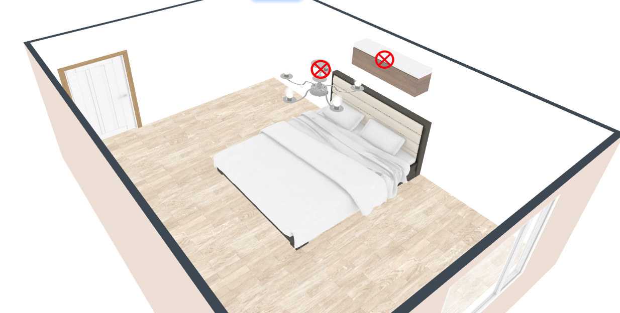 Как правильно поставить кровать в спальне: советы по планировке