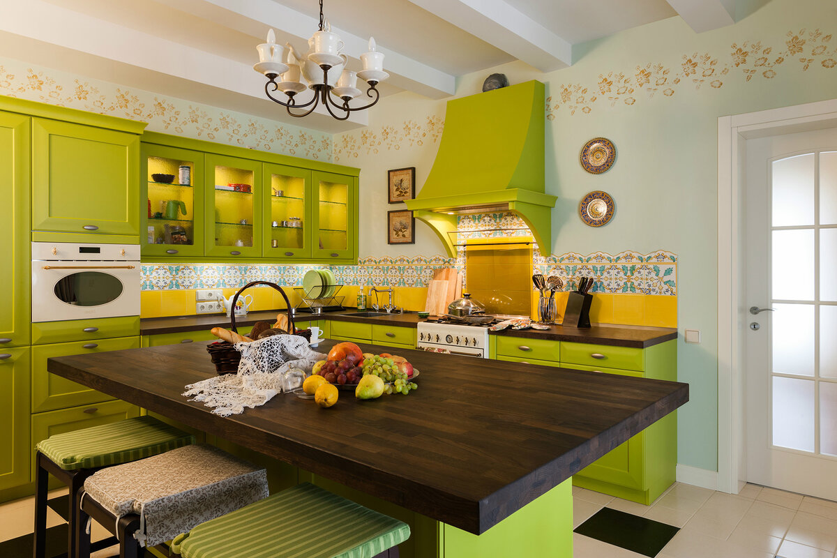 Кухня мятного цвета в интерьере: 70+ фото современных  идей дизайна от ivd.ru