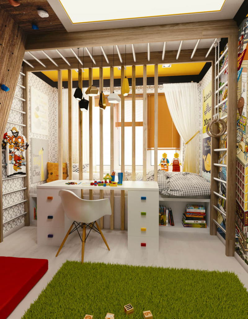 детская комната 3 на 3 5 дизайн