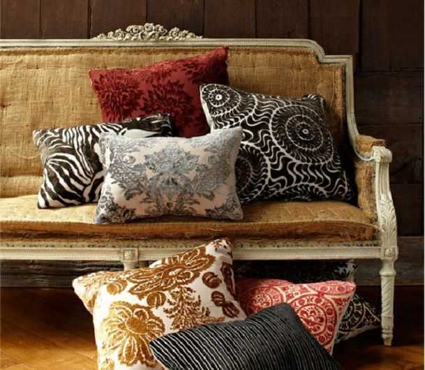 Декоративные подушки своими руками: мастер класс по шитью интерьерных диванных подушек, фото декоративных подушек на диван
