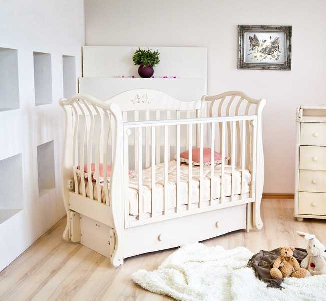 Кроватки для новорожденных с комодом (39 фото): детская мебель - шкаф и кровать