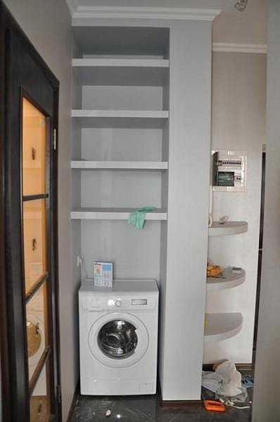 Шкафы для встраиваемых стиральных машин на кухню