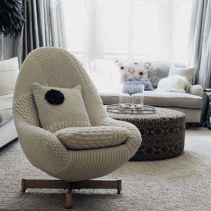 Дизайнерские легкие кресла для гостиной