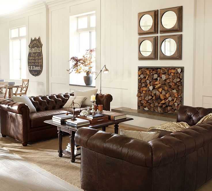 Коричневый диван – стильные сочетания цвета в современном дизайне (155 фото)