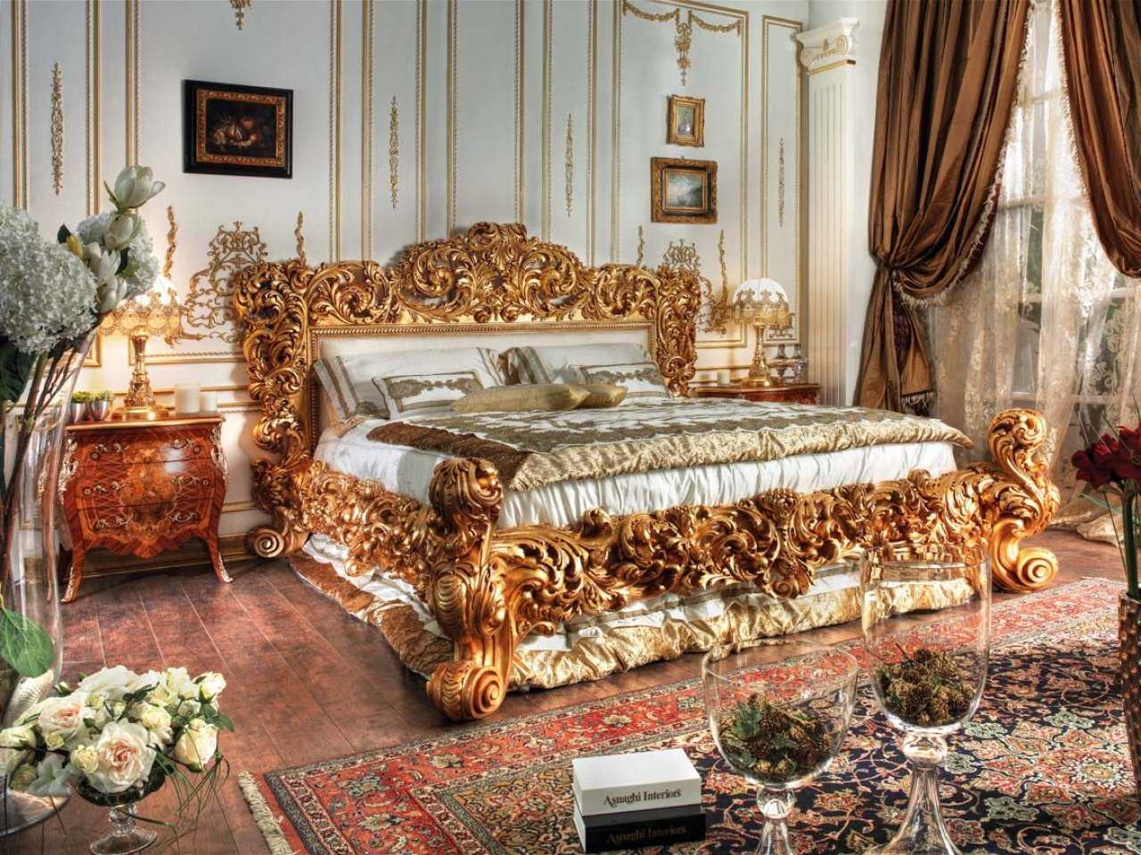 Спальня в стиле барокко – это роскошь и великолепие | дом гвоздем