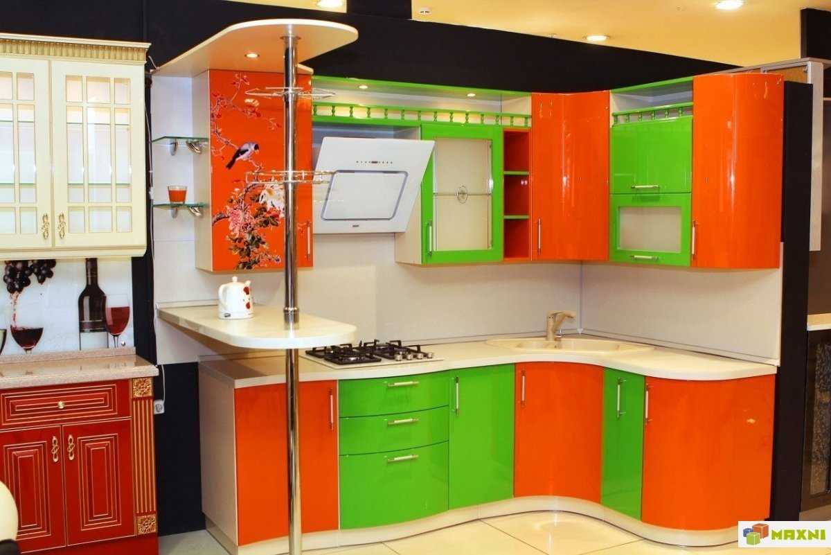 Цветные кухни: выбор подходящего цвета