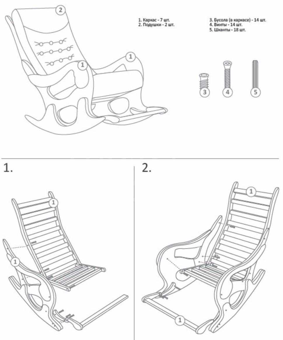 Инструкция по изготовлению кресла-качалки своими руками