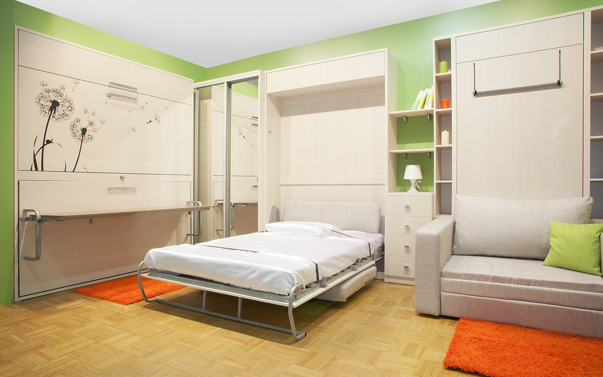 Кровати-трансформеры для малогабаритной квартиры (84 фото): стол или кресло, комод и другие варианты трансформеров для тесной комнаты