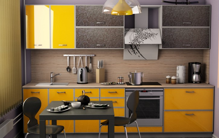 Черный в интерьере кухни: дизайн и сочетаемость цветов (150 фото)
