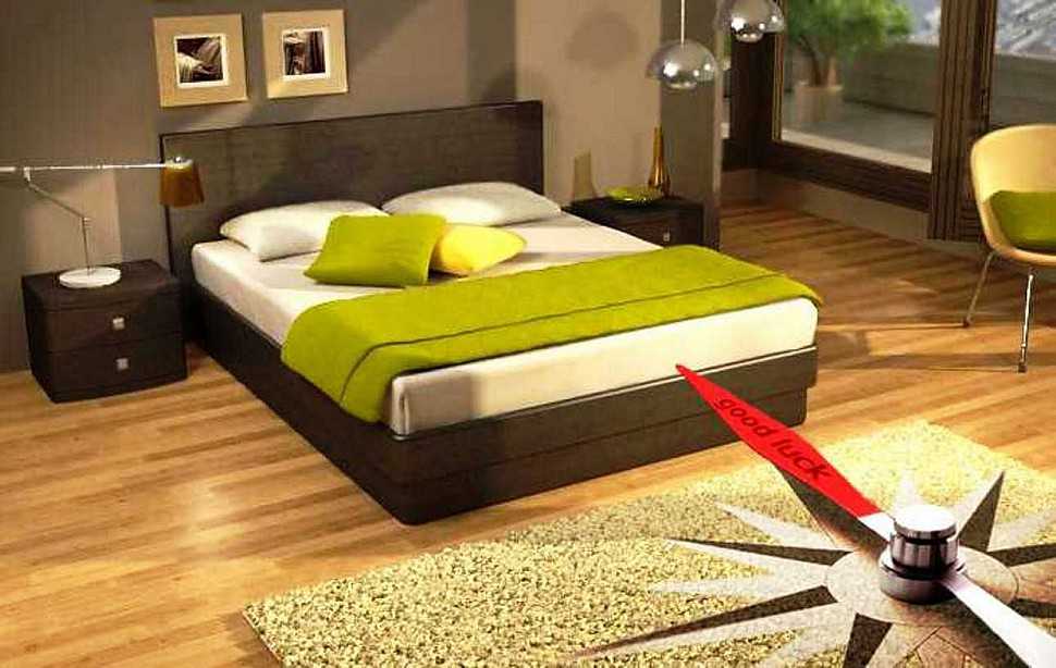 Как поставить кровать в спальне для полноценного и здорового сна?