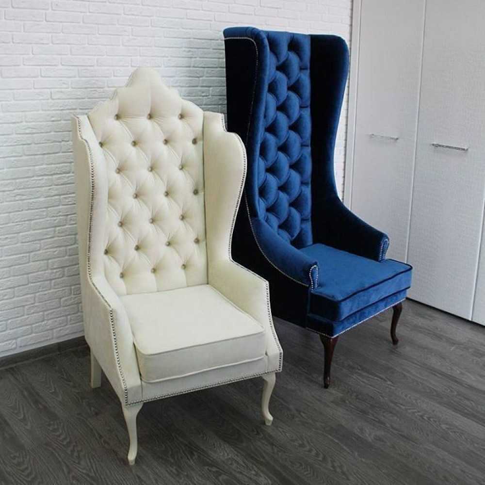 Мягкие стулья: с каретной стяжкой на спинке и сиденье, полумягкие классические и современные модели с мягкой обивкой