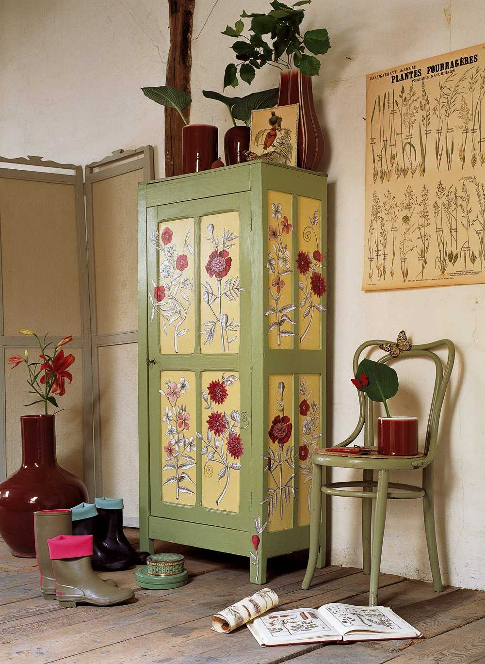 Красивый декупаж мебели — лучшие идеи и рекомендации как украсить старую мебель своими руками (105 фото)
