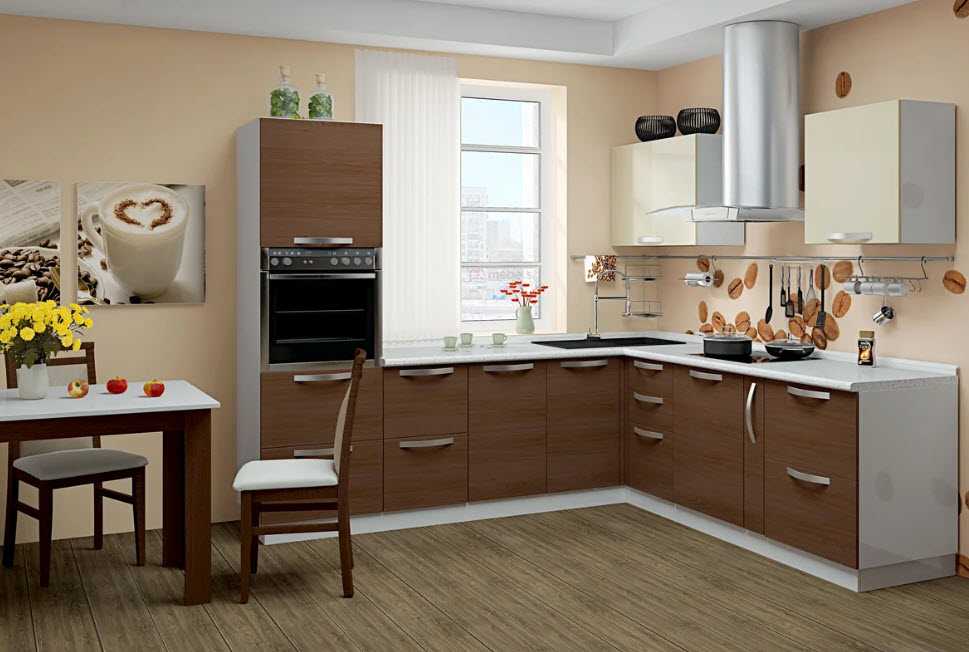 Какой кухонный гарнитур выбрать: по цвету, материалу, для маленькой кухни