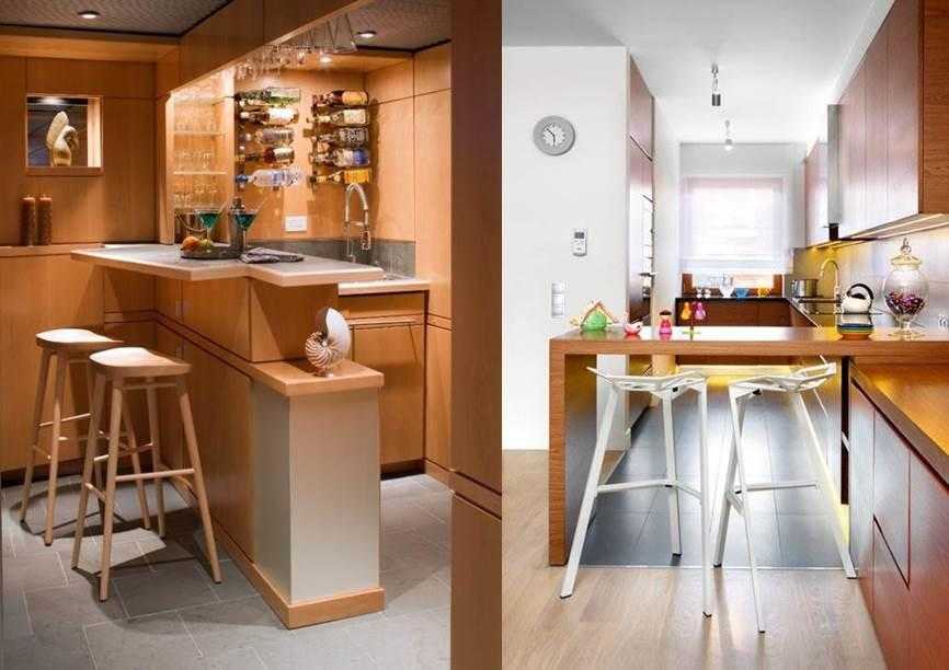 Кухни с барной стойкой между кухней и гостиной: как совместить, дизайн