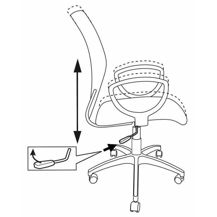 Как снять колесики с компьютерного стула