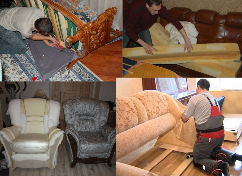 Реставрация диванов в домашних условиях
