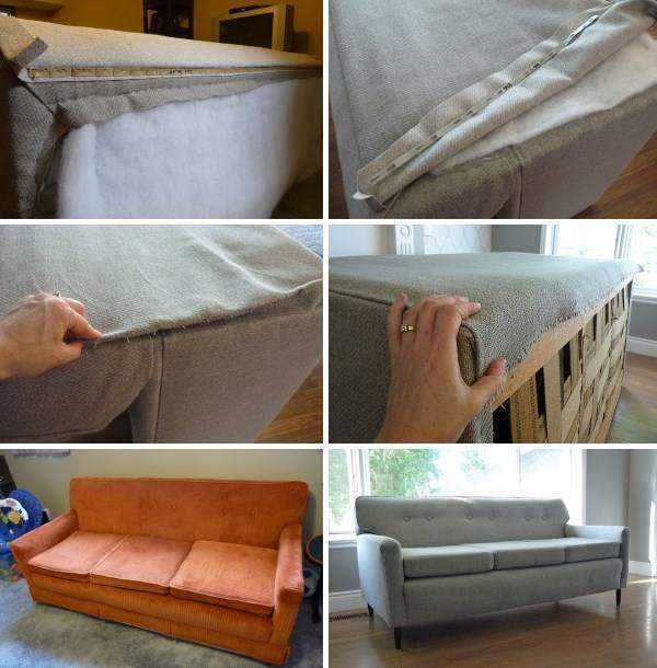 Как поменять обивку дивана своими руками