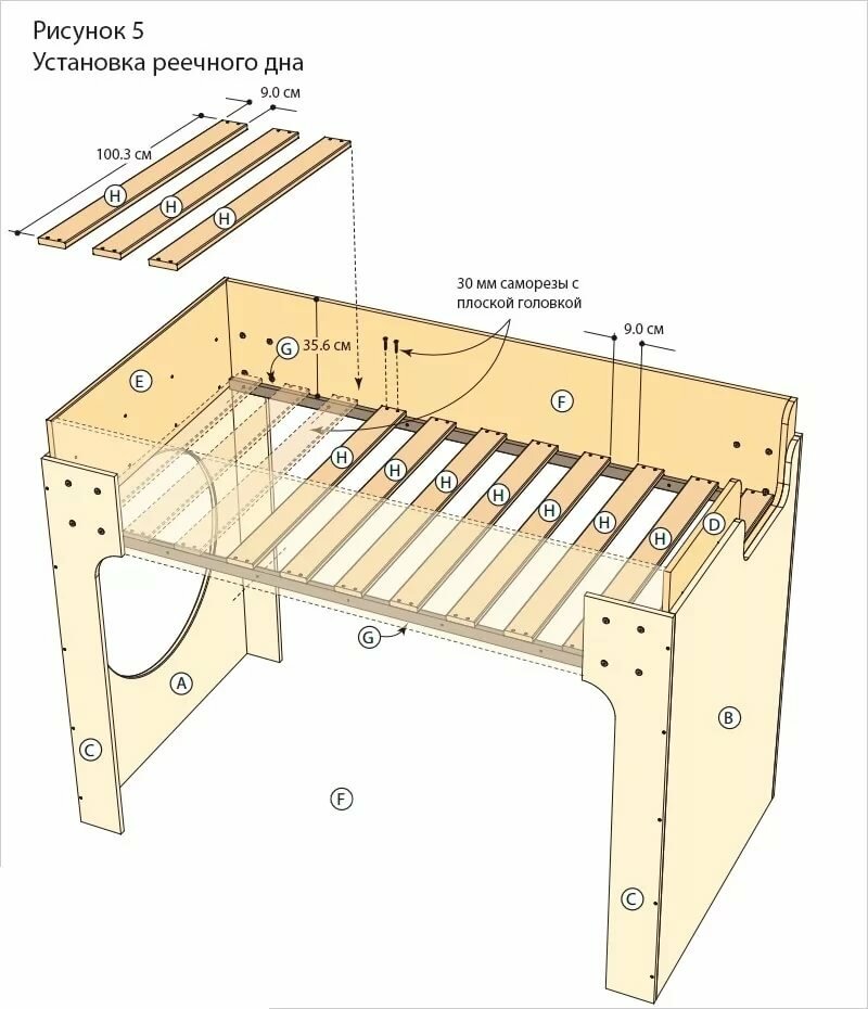 Кровать под потолком: описание установки