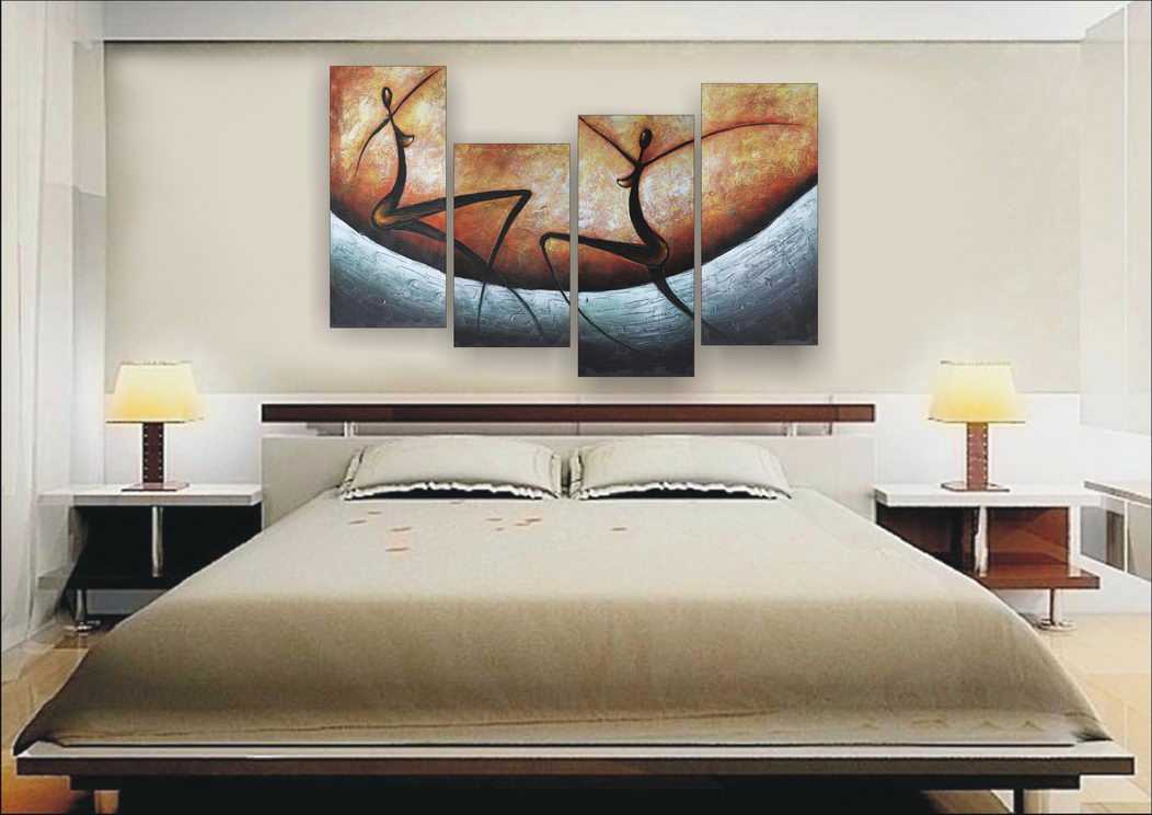 Что повесить над кроватью: 5 идеальных картин для спальни