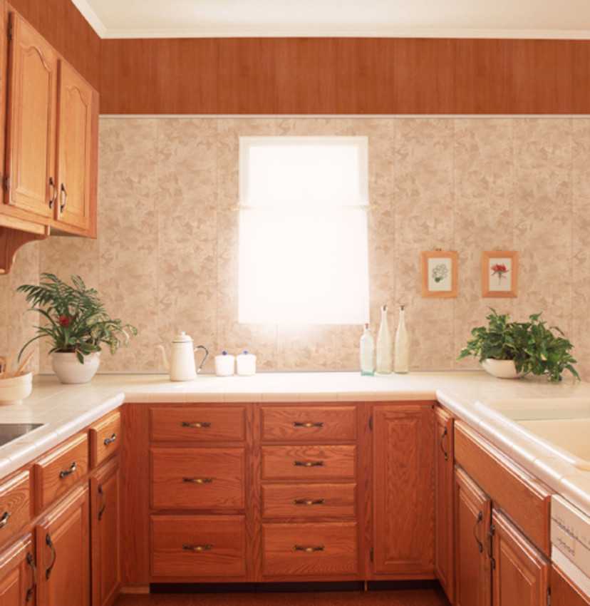 Стеновые панели для кухни: кухонная отделка на стены под плитку, настенные акриловые модели