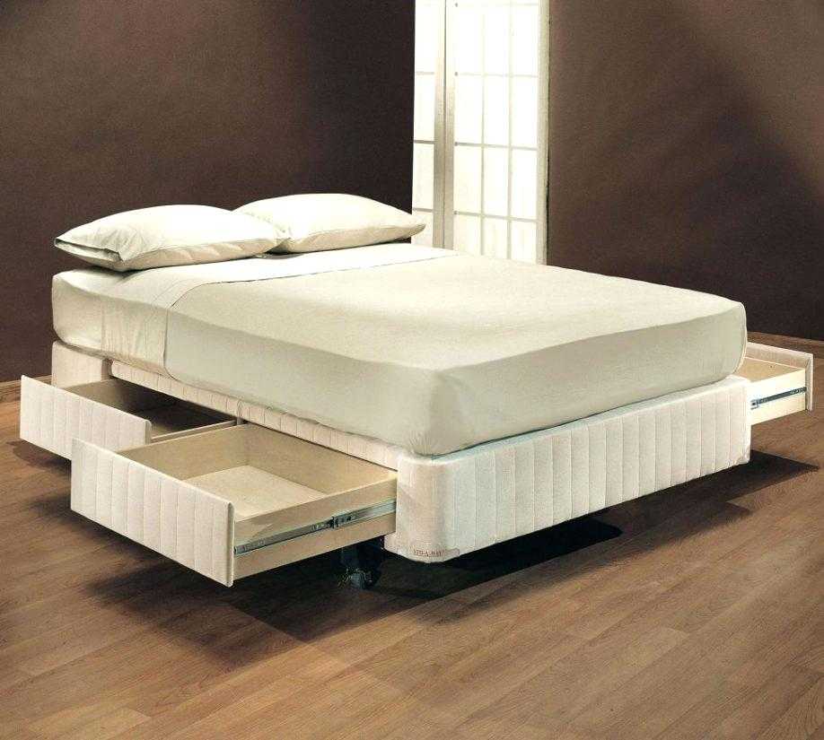 Кровать с выдвижными ящиками, подробное описание