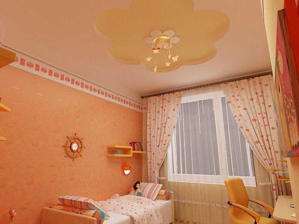 Как выбрать потолок в детской комнате при ремонте