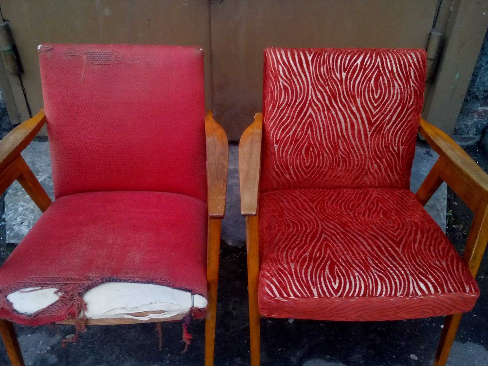 Ремонт и перетяжка старого кресла своими руками