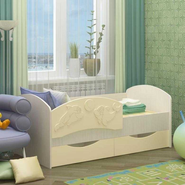 Детская кровать «дельфин» с ящиками: модели и советы по выбору