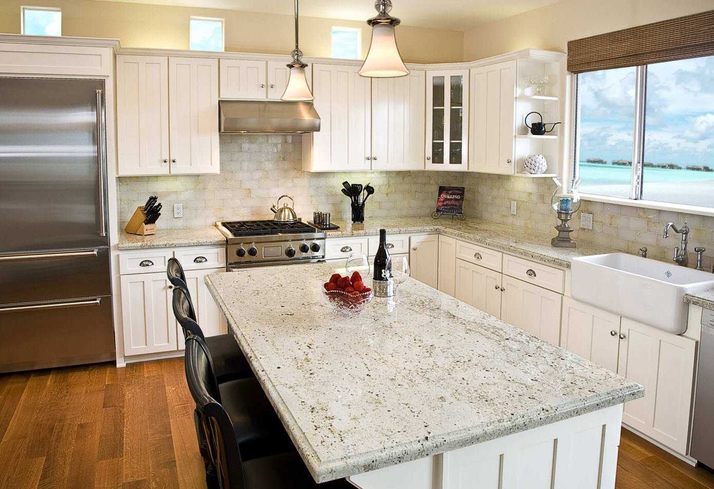 Серый кухонный гарнитур: дизайн, выбор формы, материала, стиля (65 фото)