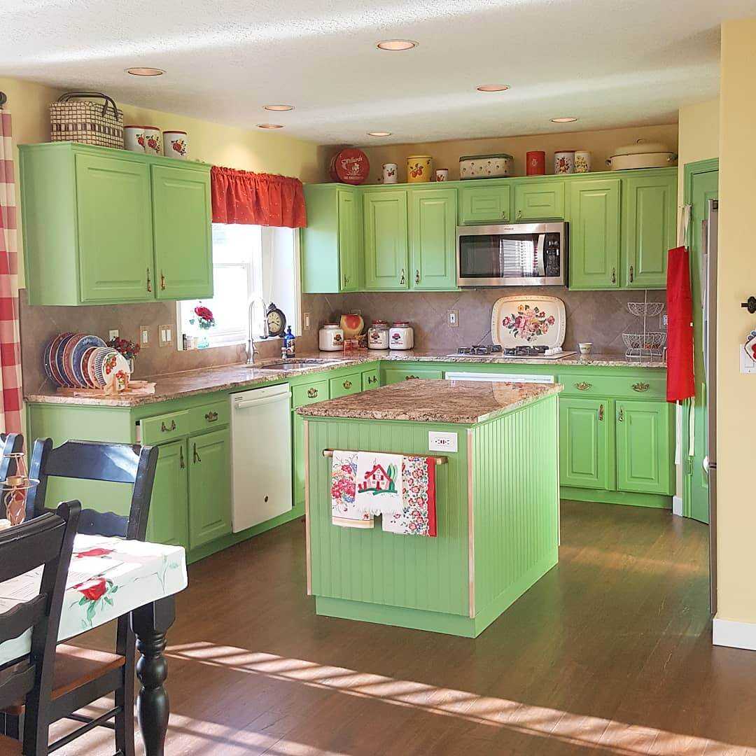 Фисташковый цвет в интерьере - кухни, гостиной или спальни и сочетание с другими цветами
