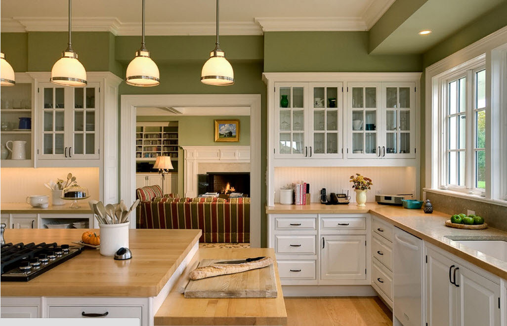 Белая кухня в стиле прованс:фото и светлые оттенки в интерьере