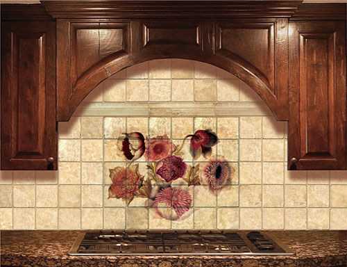 Панно на стену из плитки: какую плитку лучше всего использовать для декора на кухне и ванной, можно ли применять кусочки из керамики и какие техники работ существуют