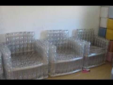 Плетеная мебель из пластиковых бутылок. мебель из пластиковых бутылок: фото и видео-инструкции