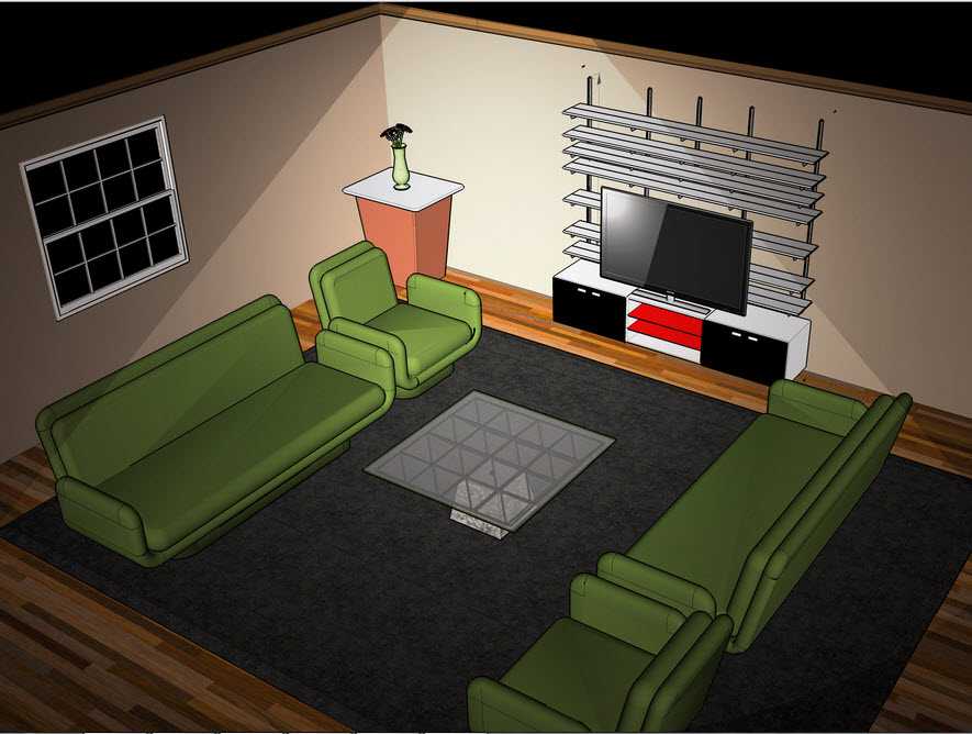 Расстановка мебели в гостиной, виды и основные правила размещения