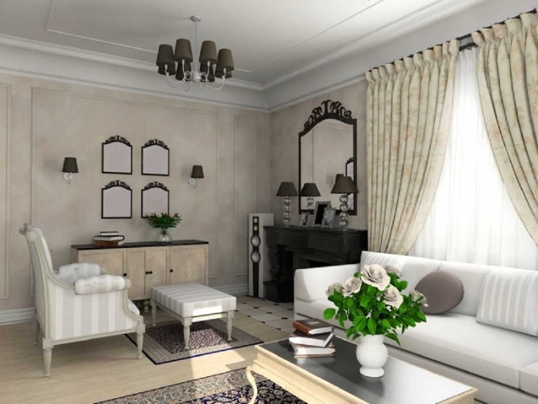 Гостиная в стиле прованс (73 фото): дизайн интерьера маленького зала, оформление с элементами «классики»
