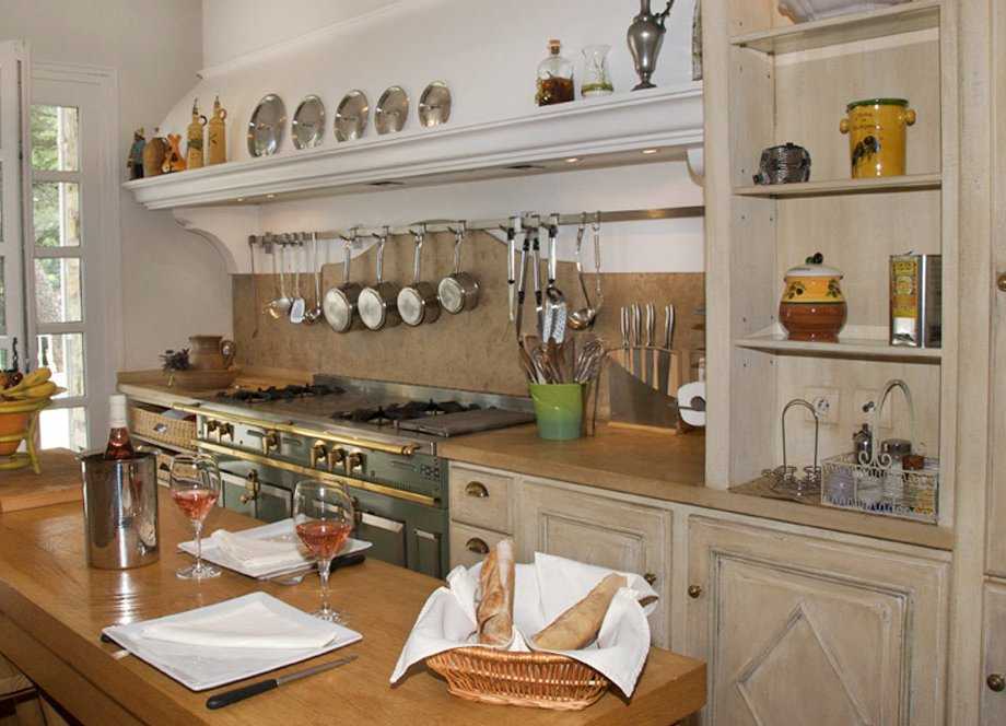 Стиль прованс в интерьере кухни: фото незабываемого дизайна