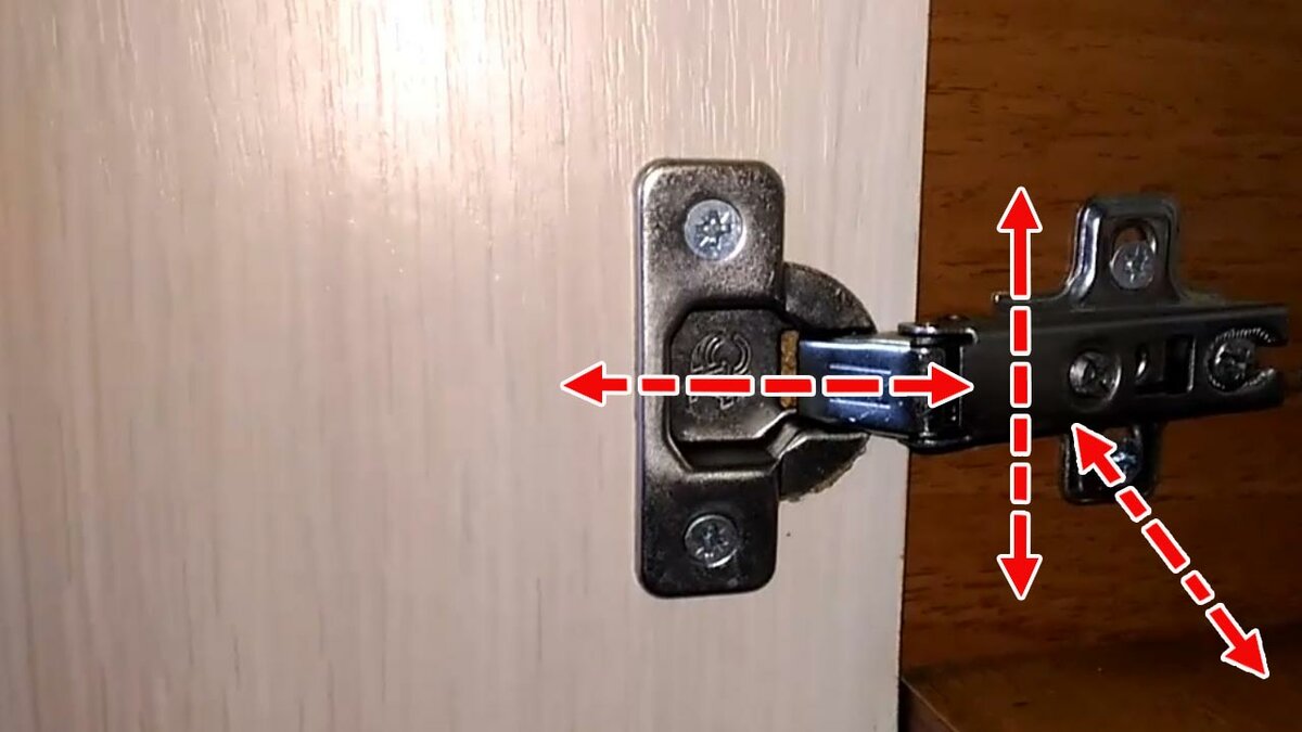 Регулировка петель на дверцах шкафа: различные способы