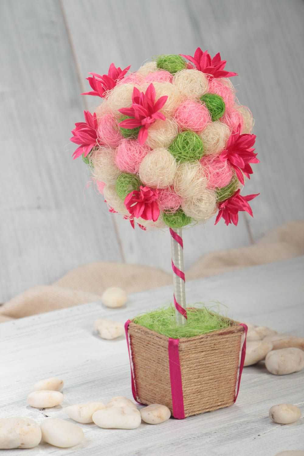 Дерево из салфеток своими руками: как сделать цветочное дерево и дерево счастья из бумажных салфеток