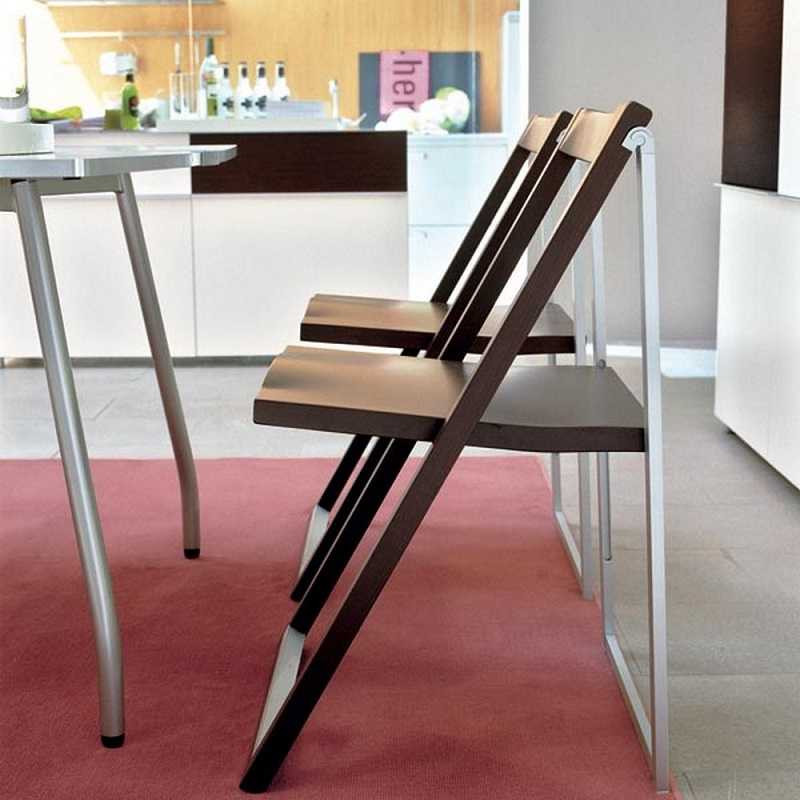 Складные стулья со спинкой для кухни: раскладные барные стулья