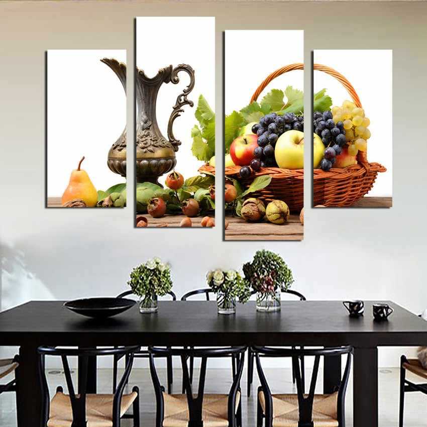Картины на кухню: модульные на стену, с изображение фруктов, какую лучше повесить в интерьере, как сделать из кофейных зерен и соленого теста