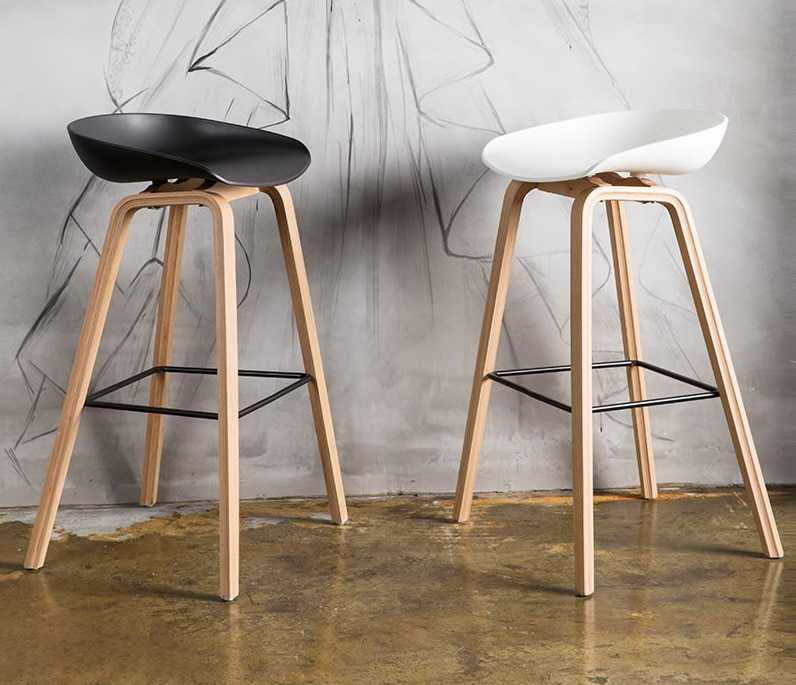 Дизайнерские барные стулья: современные тенденции и новинки от дизайнеров, материалы и цветовые решения, необычные модели