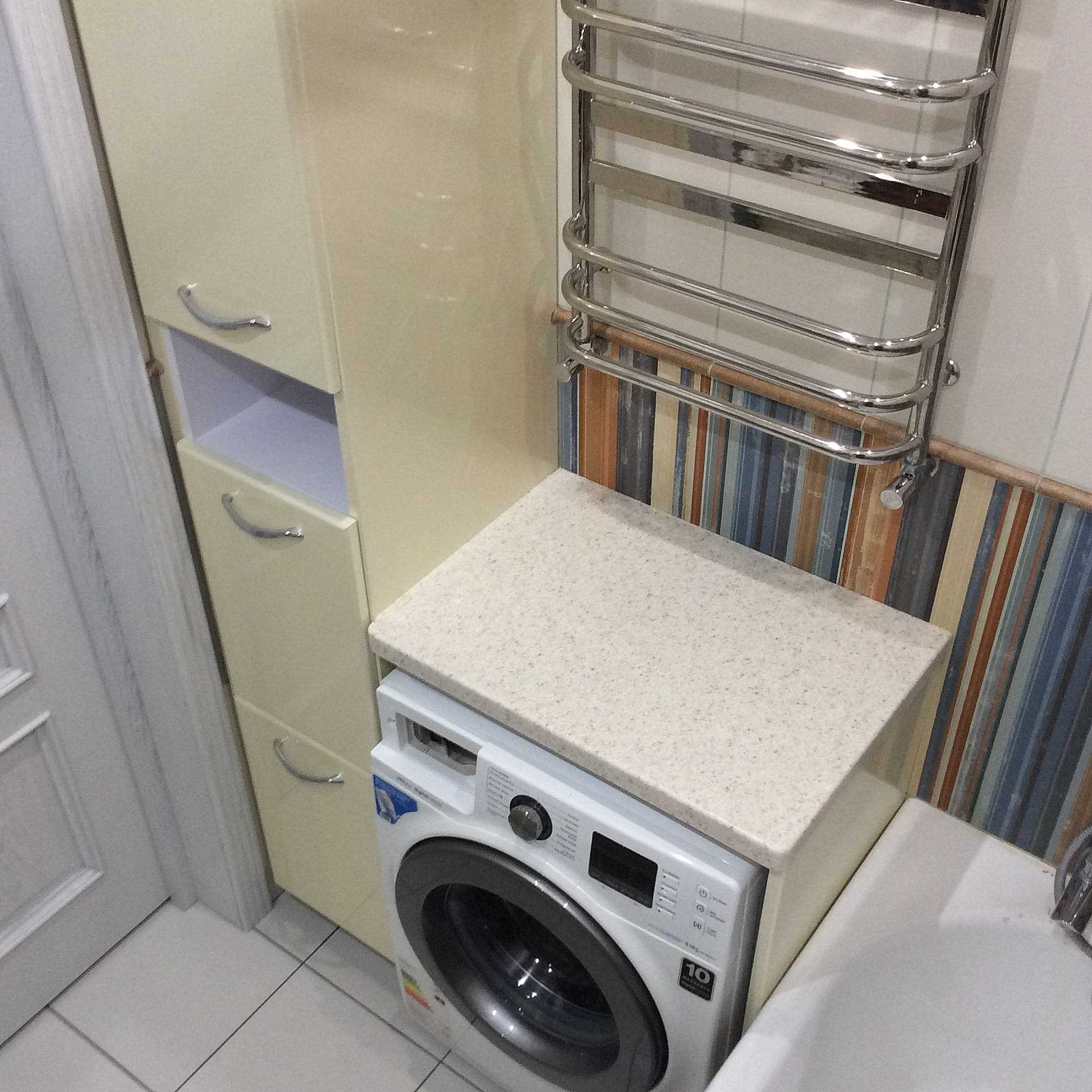 Спрятать стиральную машину в шкаф. стиральная машина на кухне — способы маскировки