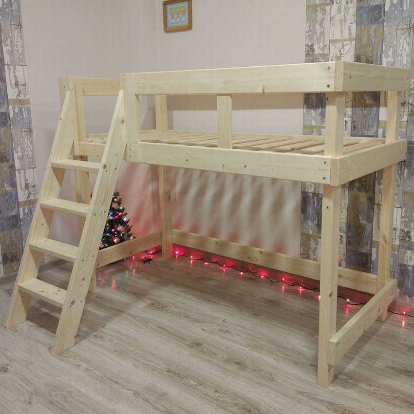 Кровать-чердак как стильное и практичное решение
