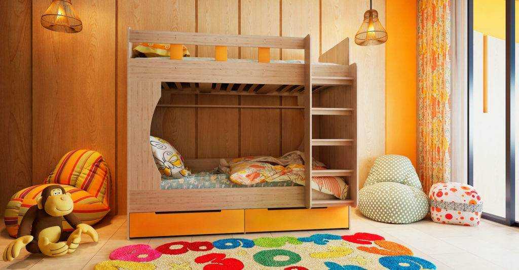 Двухъярусная кровать для детей: выбираем безопасный и функциональный вариант