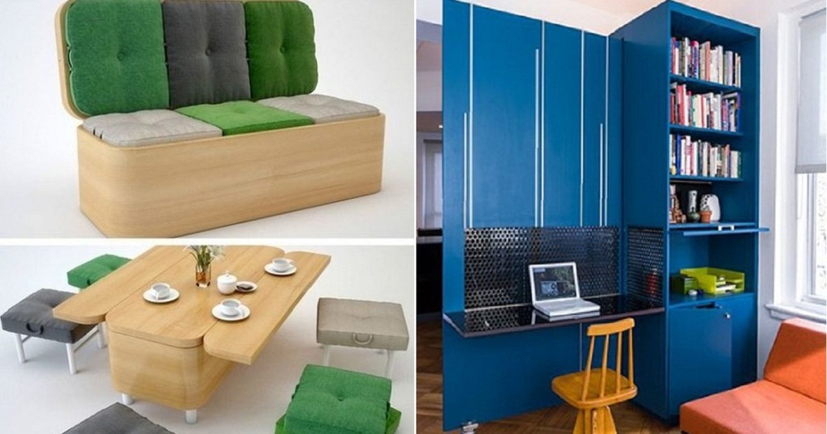 Мебель для малогабаритной квартиры: разновидности конструкций, советы по выбору